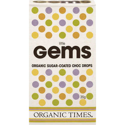 Organic Times- Chocolate Little Gems-18x35g