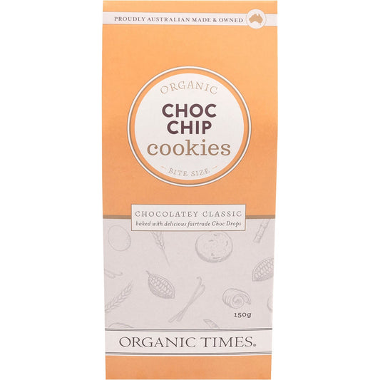 Organic Times- Cookies Choc Chip-150g
