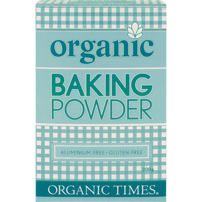 Organic Times- Baking Powder-200g