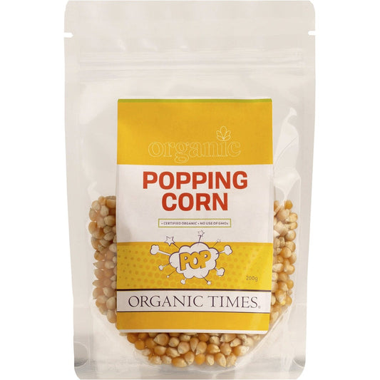 Organic Times- Popping Corn-200g