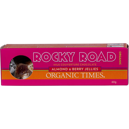 Organic Times- Rocky Road Milk Chocolate-60g