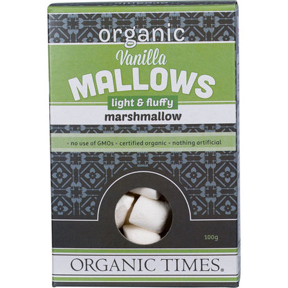 Organic Times- Marshmallows Vanilla-100g