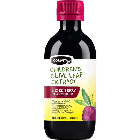 Comvita- Olive Leaf Extract Children's Mixed Berry-200ml