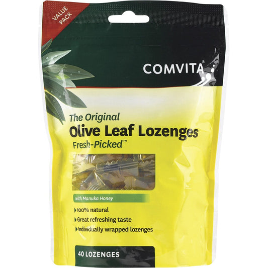 Comvita- Olive Leaf Extract Lozenges with Manuka Honey-40pk
