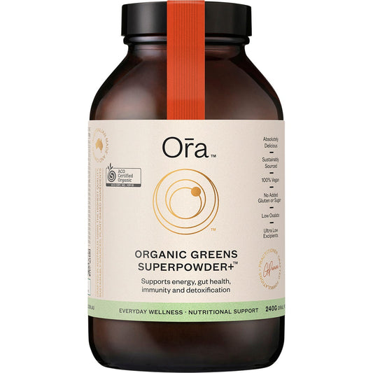 Ora Health- Organic Greens Superpowder+-240g