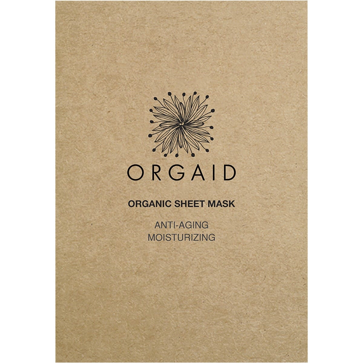 Orgaid- Organic Sheet Mask Anti-Aging & Moisturizing-4x24ml