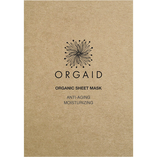 Orgaid- Organic Sheet Mask Anti-Aging & Moisturizing-4x24ml