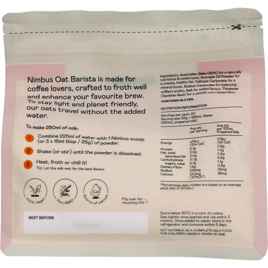 Nimbus- Oat Barista Milk Powder-500g