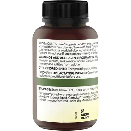 Comvita- Olive Leaf Extract Capsules-60 Caps