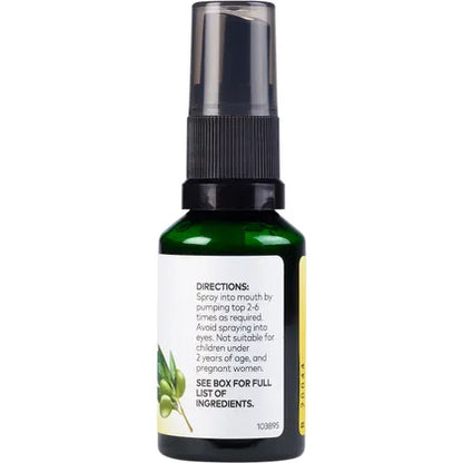 Comvita- Olive Leaf Extract Oral Spray Peppermint & Lemon-30ml