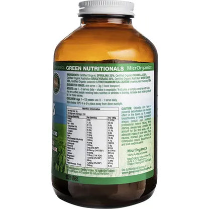 Green Nutritionals- Organic Green Superfoods Powder-450g