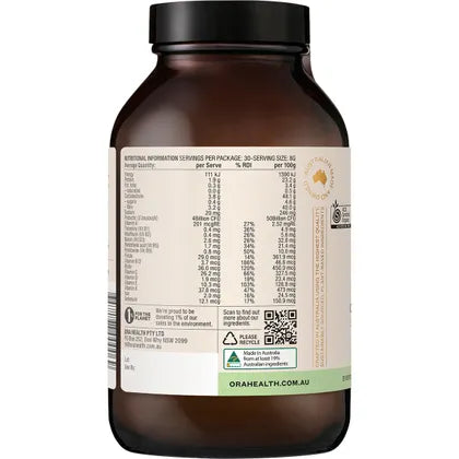 Ora Health- Organic Greens Superpowder+-240g