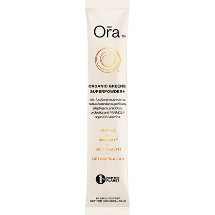 Ora Health- Organic Greens Superpowder+ Daily Sachets-7x8g