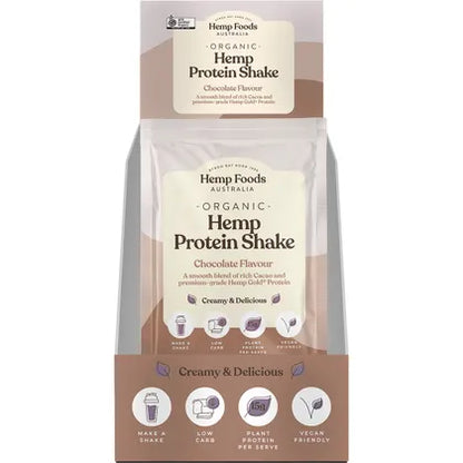 Hemp Foods Australia- Organic Hemp Protein Shake Chocolate-7x35g