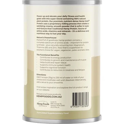 Hemp Foods Australia- Organic Hemp Protein Shake Natural-420g
