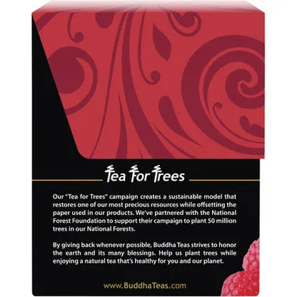 Buddha Teas- Organic Herbal Tea Bags Raspberry Leaf Tea-18pk