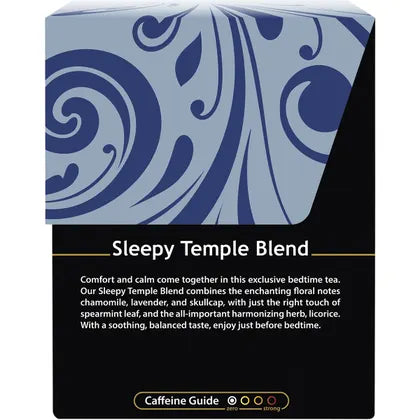Buddha Teas- Organic Herbal Tea Bags Sleepy Temple Blend-18pk