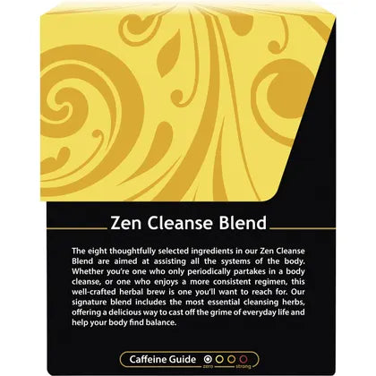 Buddha Teas- Organic Herbal Tea Bags Zen Cleanse Blend-18pk