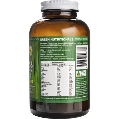 Green Nutritionals- Organic Supergrass Powder-200g
