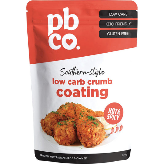 PBco- Low Carb Crumb Hot & Spicy-300g