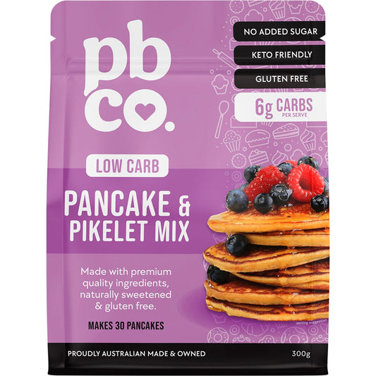 PBco- Pancake & Pikelet Mix Low Carb-300g