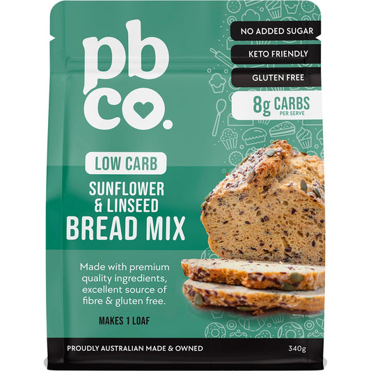 PBco- Sunflower & Linseed Bread Mix Low Carb-340g