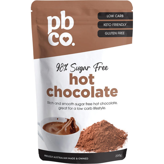 PBco- Hot Chocolate 98% Sugar Free-200g