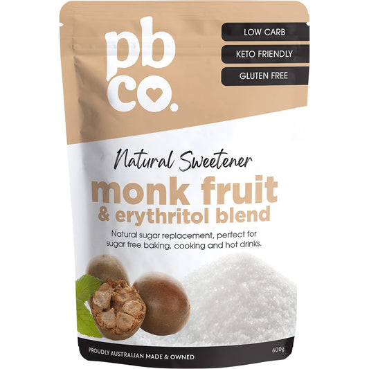 PBco- Monk Fruit & Erythritol Blend Natural Sweetener-600g