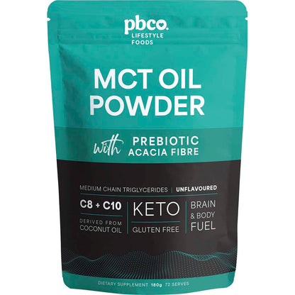 PBco- MCT Oil Powder Unflavoured-180g