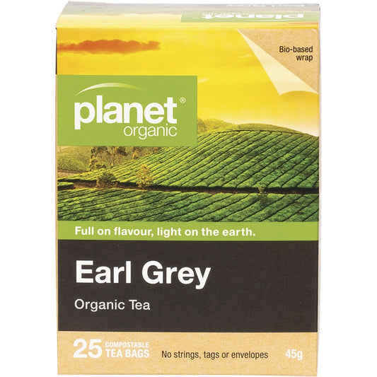 Planet Organic- Earl Grey Herbal Tea Bags-25pk