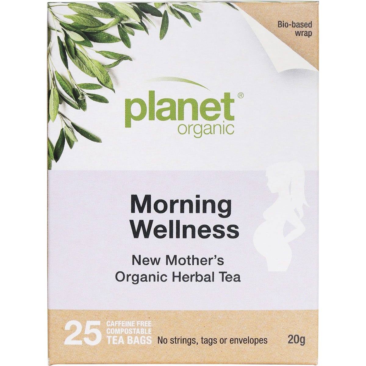 Planet Organic- New Mother's Morning Wellness Herbal Tea Bags-25pk