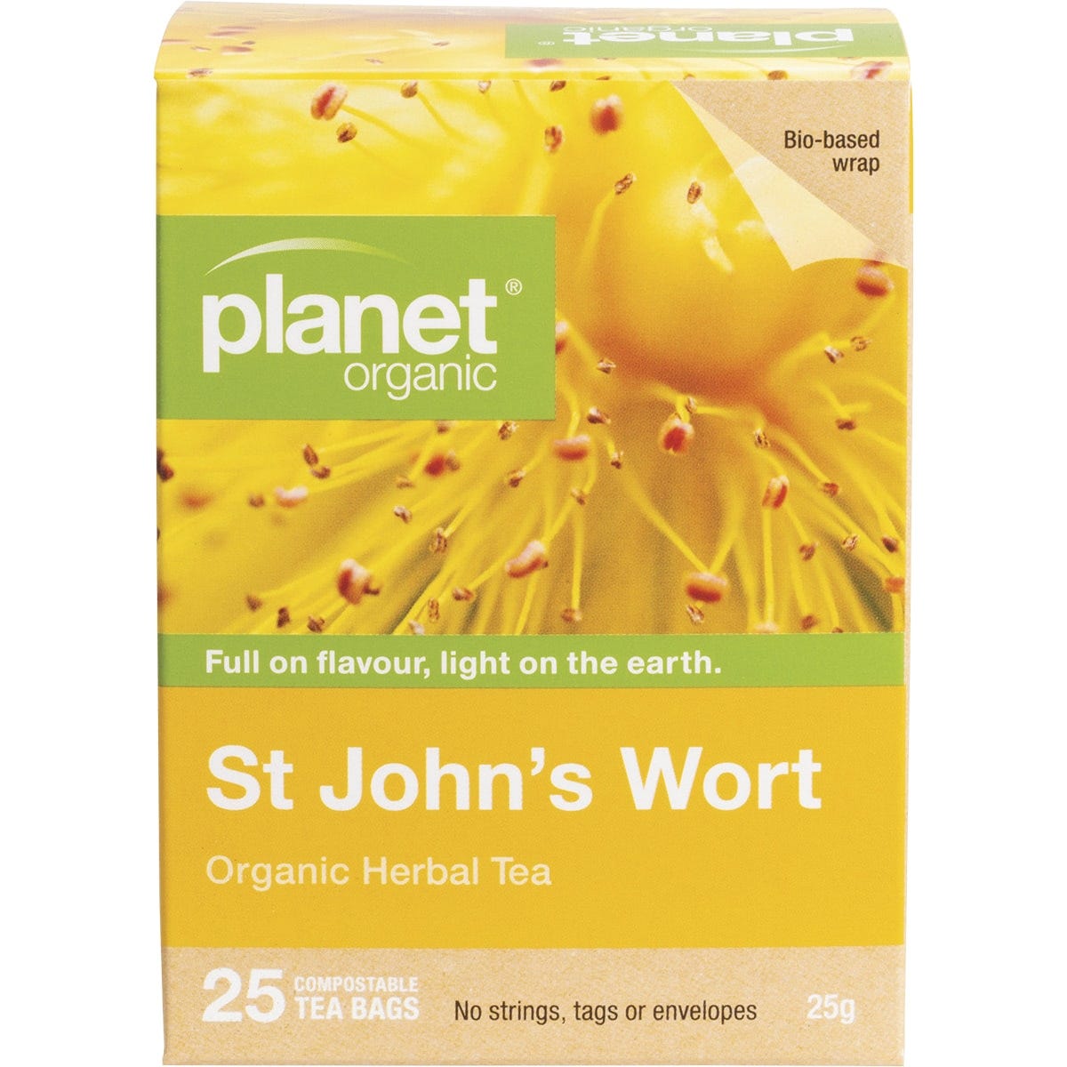 Planet Organic- St John's Wort Herbal Tea Bags-25pk