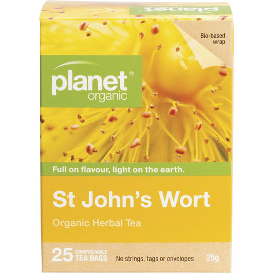 Planet Organic- St John's Wort Herbal Tea Bags-25pk