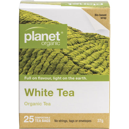 Planet Organic- White Tea Herbal Tea Bags-25pk