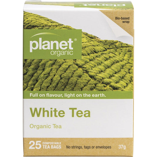 Planet Organic- White Tea Herbal Tea Bags-25pk