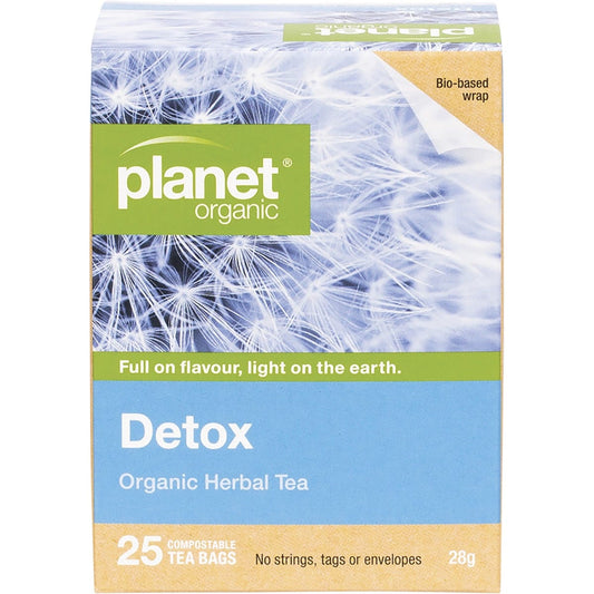 Planet Organic- Detox Herbal Tea Bags-25pk