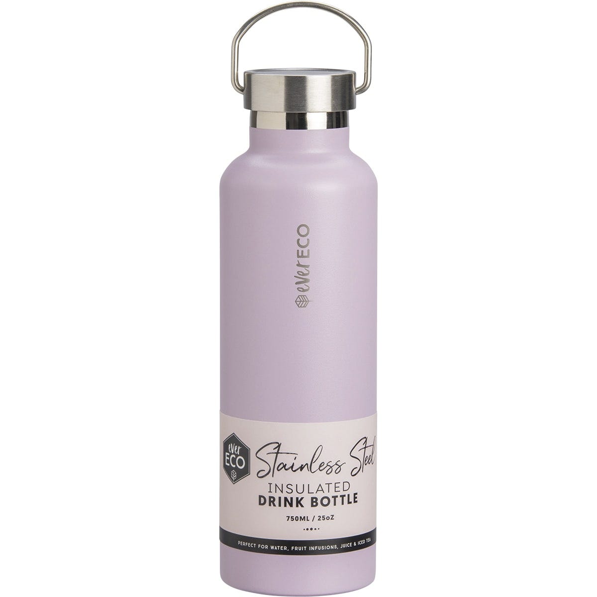 Ever Eco- Insulated Stainless Steel Bottle Byron Bay Lilac-750ml