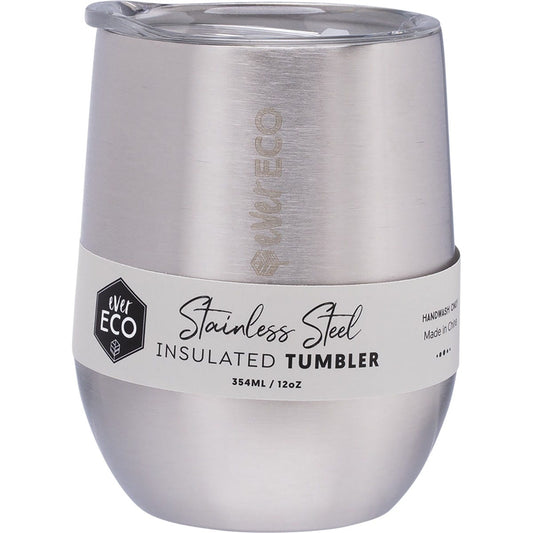 Ever Eco- Insulated Tumbler Brushed Stainless-354ml