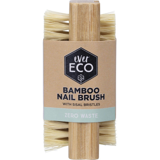 Ever Eco- Bamboo Nail Brush Sisal Bristles