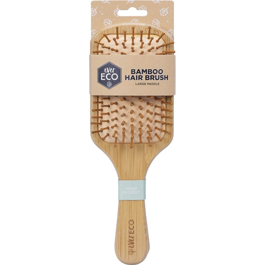 Ever Eco- Bamboo Hair Brush Large Paddle