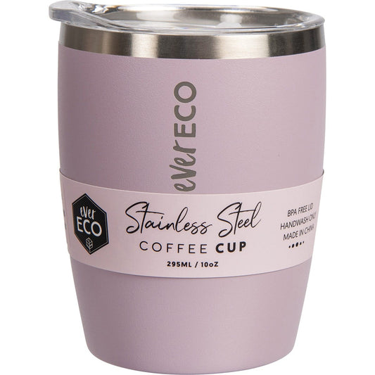 Ever Eco- Insulated Coffee Cup Byron Bay Lilac-295ml