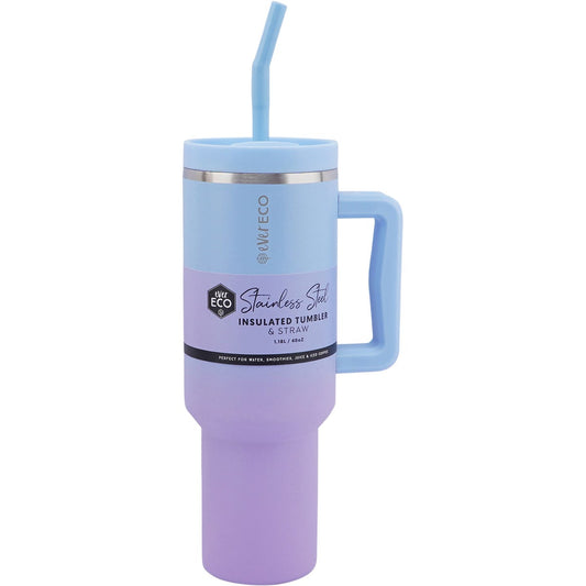 Ever Eco- Insulated Tumbler with Handle & Straw Balance-1.18L