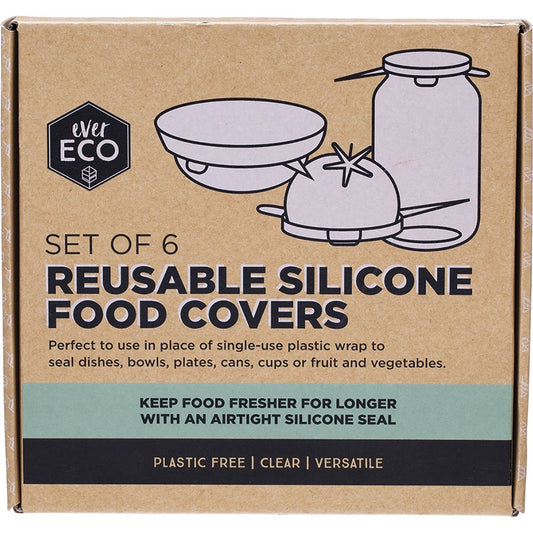 Ever Eco- Reusable Silicone Food Covers-6pk