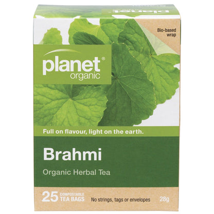 Planet Organic- Brahmi Herbal Tea Bags-25pk