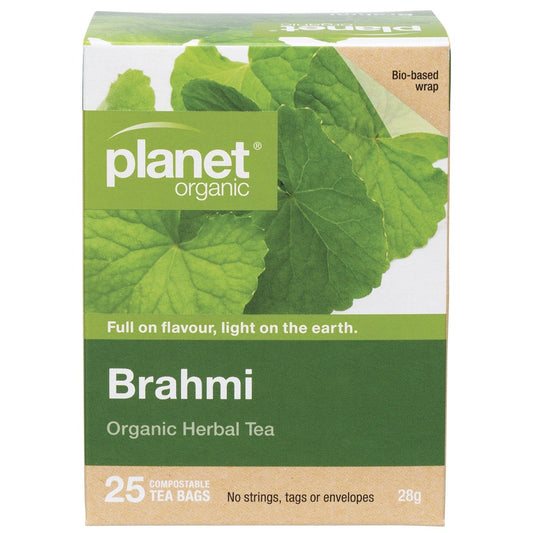 Planet Organic- Brahmi Herbal Tea Bags-25pk