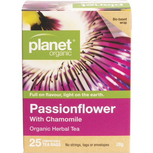 Planet Organic- Passionflower Herbal Tea Bags-25pk