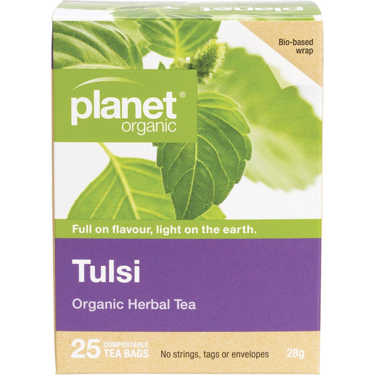Planet Organic- Tulsi Herbal Tea Bags-25pk