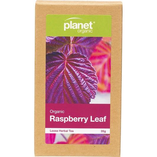 Planet Organic- Raspberry Leaf Herbal Loose Leaf Tea-35g