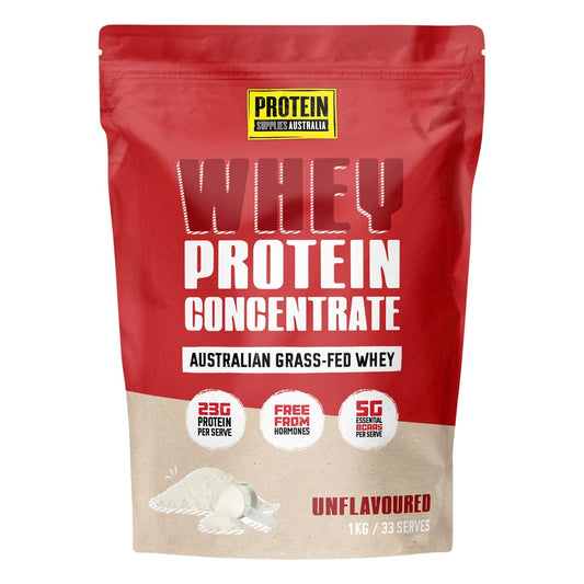 Protein Supplies Australia- WPC Whey Protein Concentrate Unflavoured -1kg