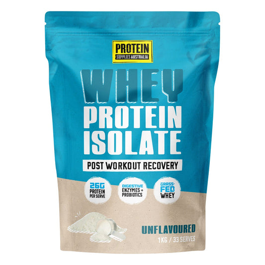 Protein Supplies Australia- WPI Whey Protein Isolate Unflavoured-1kg